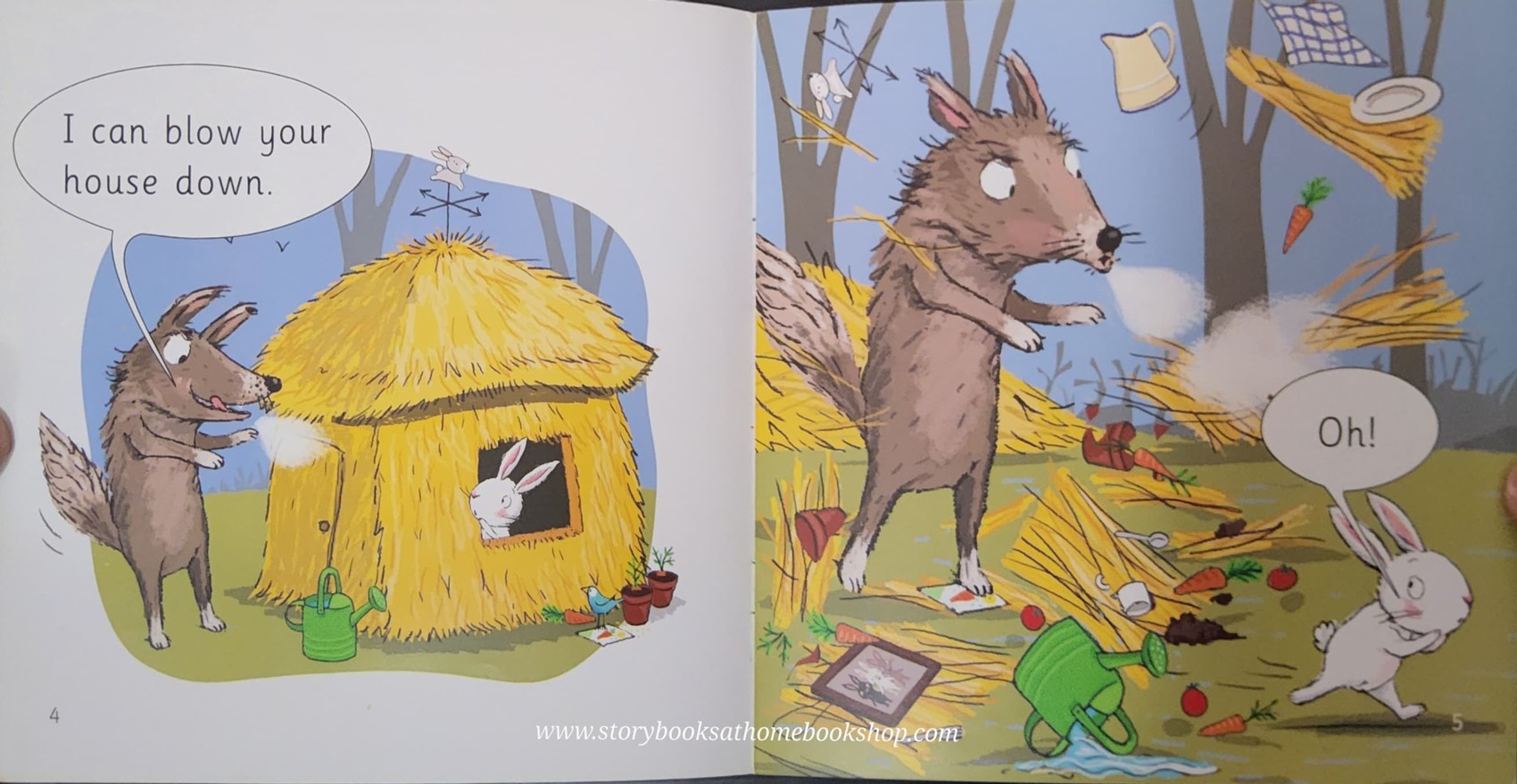 หนังสือนิทานปกอ่อน ** 🍅🍓THE THREE LITTLE RABBITS BY MANDY STANLEY