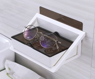 Eyeglasses holder กล่องเก็บของอเนกประสงค์ ชั้นวางแว่นตา ติดผนัง 12x19x10 cm