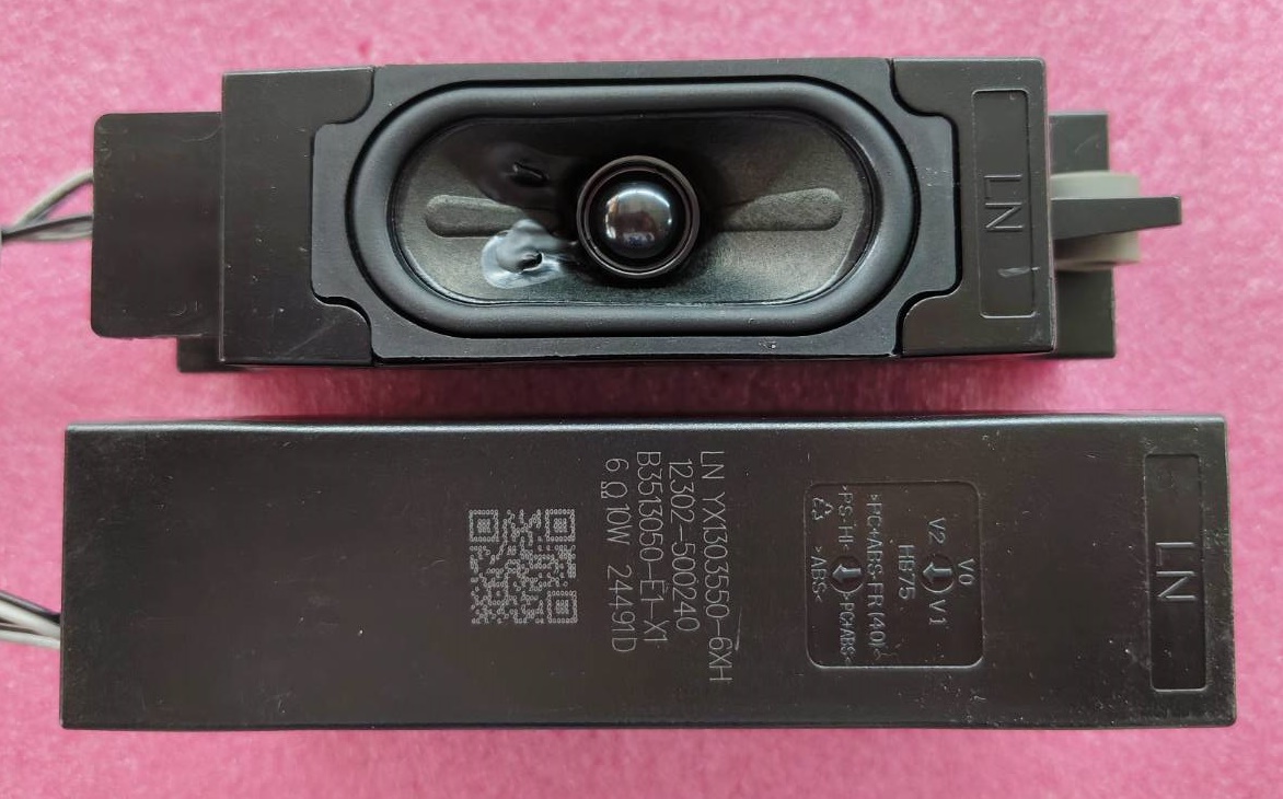 ลำโพงทีวี TCL (ทีซีแอล) มือสองพร้อมใช้งาน ใช้กับรุ่น 55V6B พาร์ท12302-500240 6โอมห์ 10วัตต์