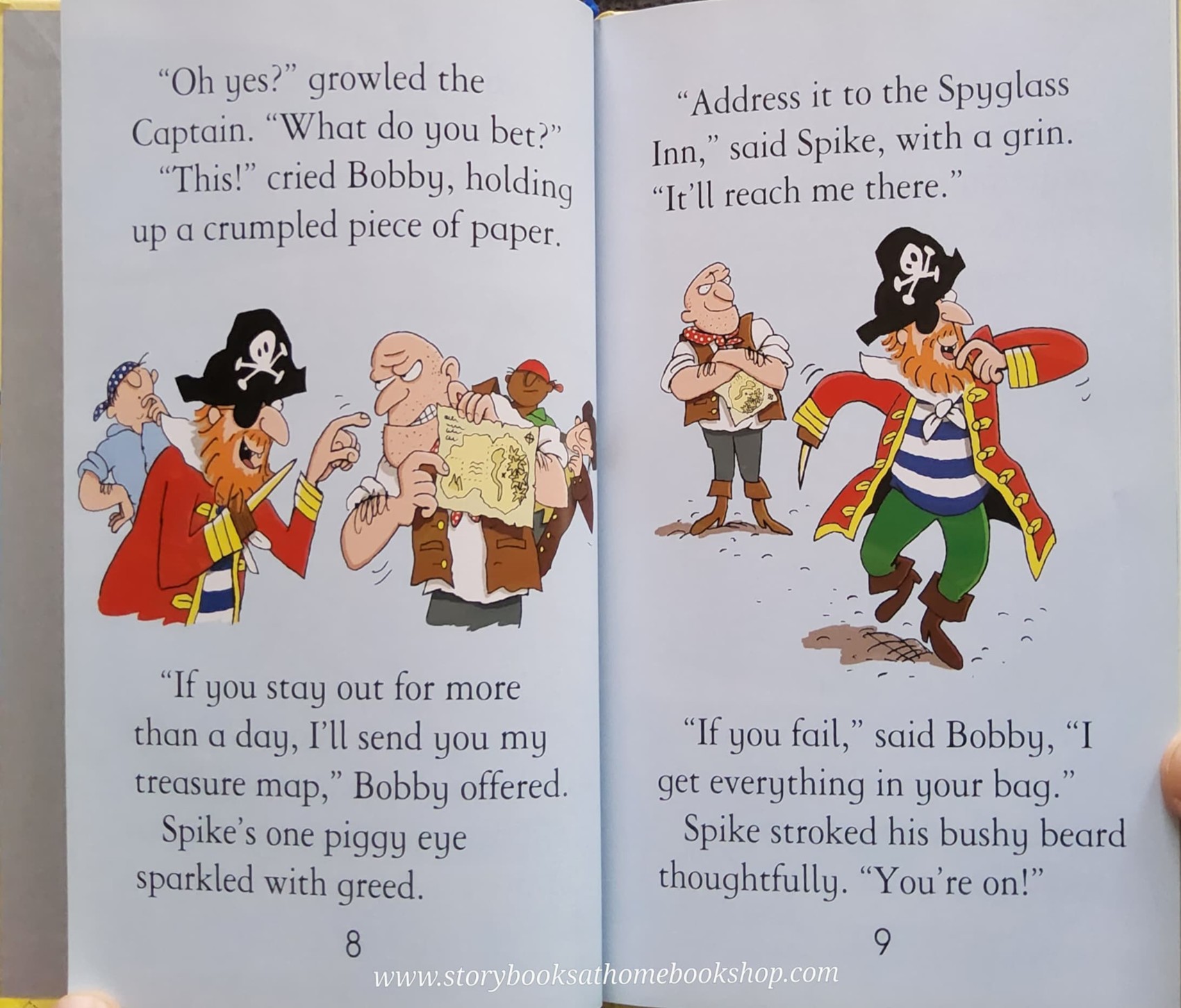 หนังสือนิทานปกแข็ง ** ♥️♥️USBORNE YOUNG READING: PIRATE ADVENTURES