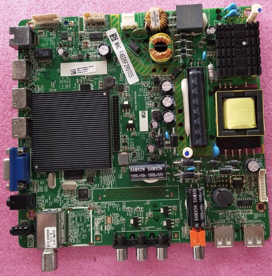 วันบอร์ดทีวี ฟิลลิปส์ PHILIPS ของแท้ถอดจากเครื่อง รุ่น43PFT5853S/67 พาร์ท MSD6A348-T8C2 จอ LC430DUY(SH)(A1) TCON 6870C-0532A