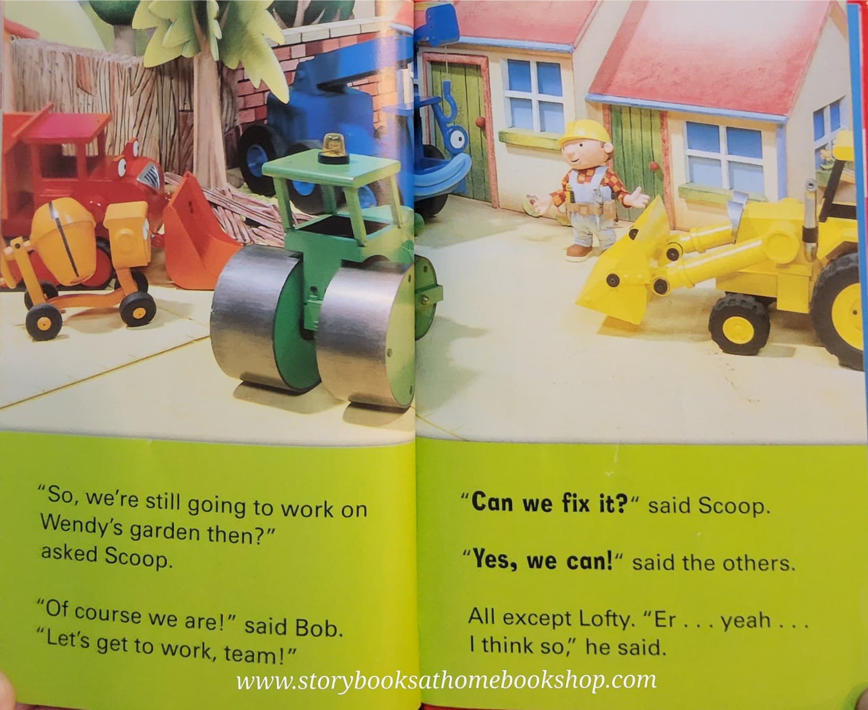 หนังสือนิทานปกแข็ง ** ♥️BOB THE BUILDER BOB'S BIG SURPRISE♥️