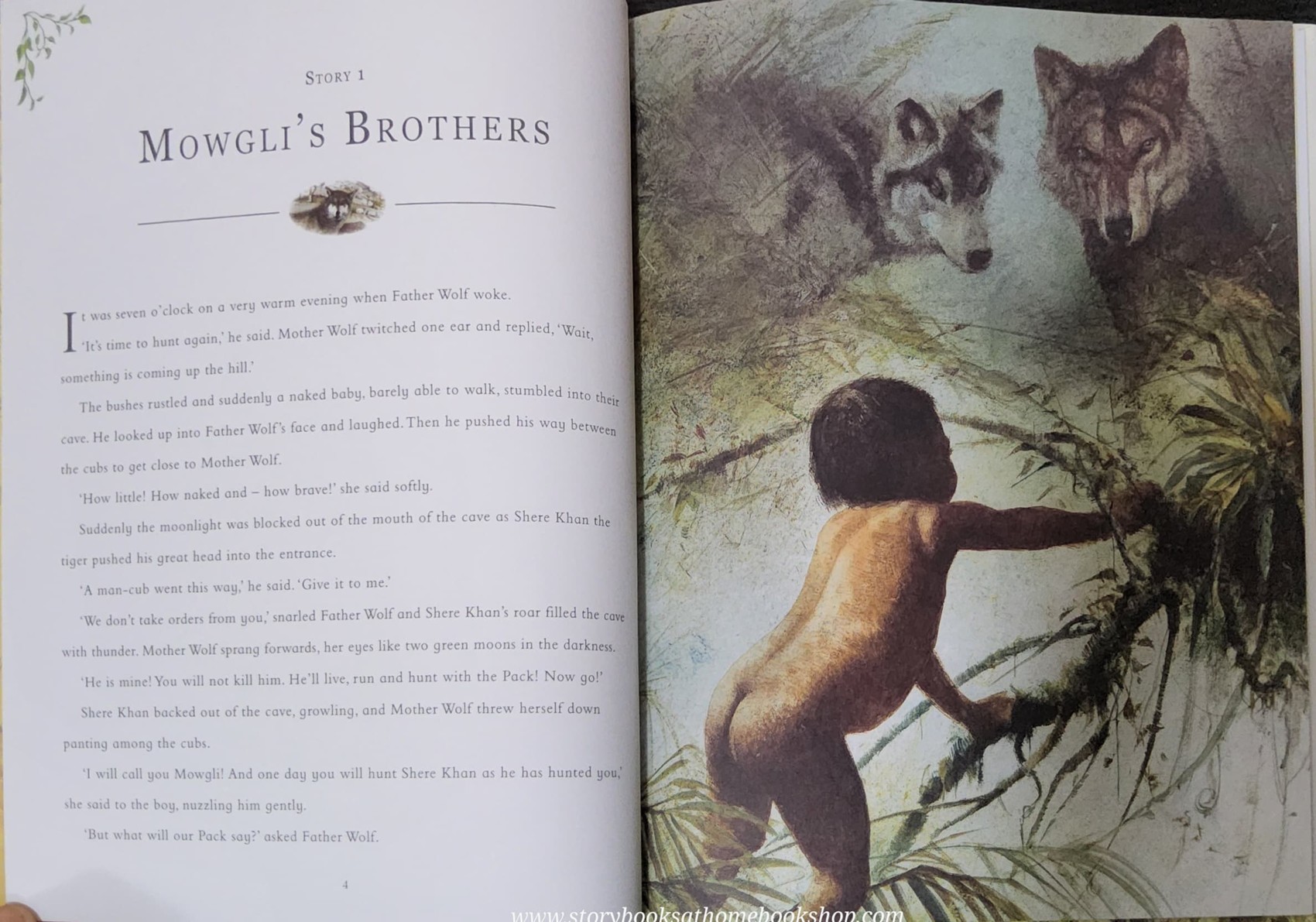 หนังสือนิทานปกแข็ง** ♥️♥️THE JUNGLE BOOK MOWGLI'S STORY