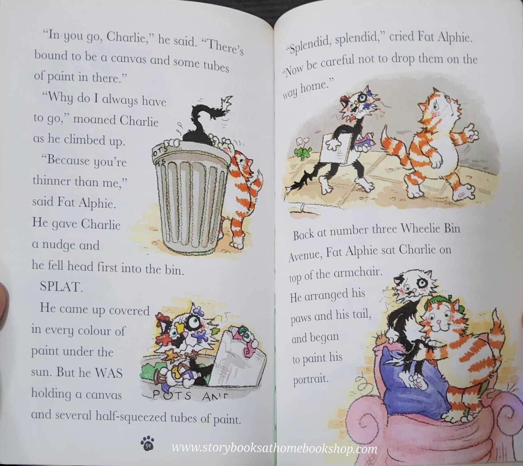 หนังสือนิทานปกอ่อน** 🍓🍓FAT ALPHIE THE FAMOUS