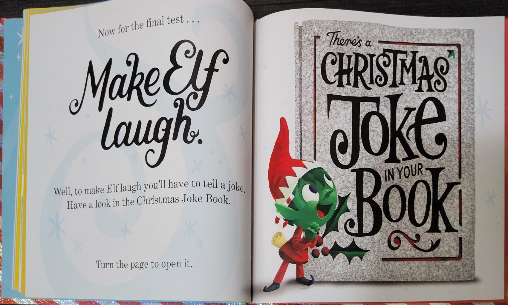 หนังสือนิทานปกแข็ง** 🍓🍓THERE'S AN ELF IN YOUR BOOK