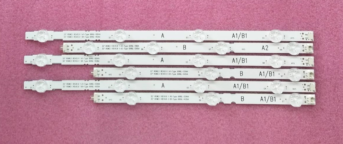 หลอดแบ็คไลท์ Panasonic /LG ใหม่โรงงาน (หลอด 7-8-7) ใช้กับรุ่น 32LN571B 32LN5400 32LA6200 32LN5120 TH-L32B6T*แบบต่อ1แถว2ชิ้น*