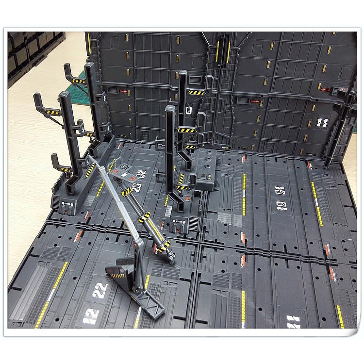 CG Machine Nest Gundam Gunpla โรงเก็บกันดั้ม ฐานกันดั้ม กันพลา SET 2 (CDEH)