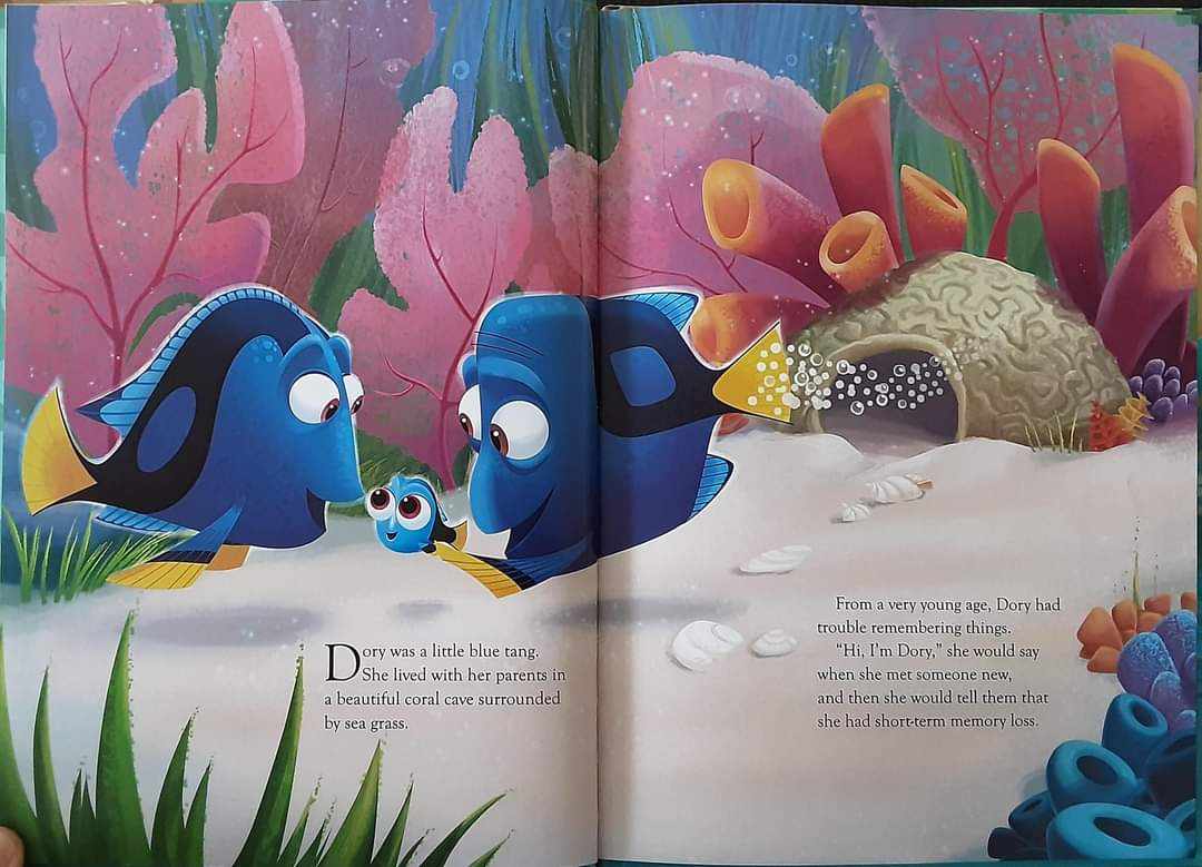 หนังสือนิทานปกแข็ง** 🍅🍓DISNEY PIXAR FINDING DORA