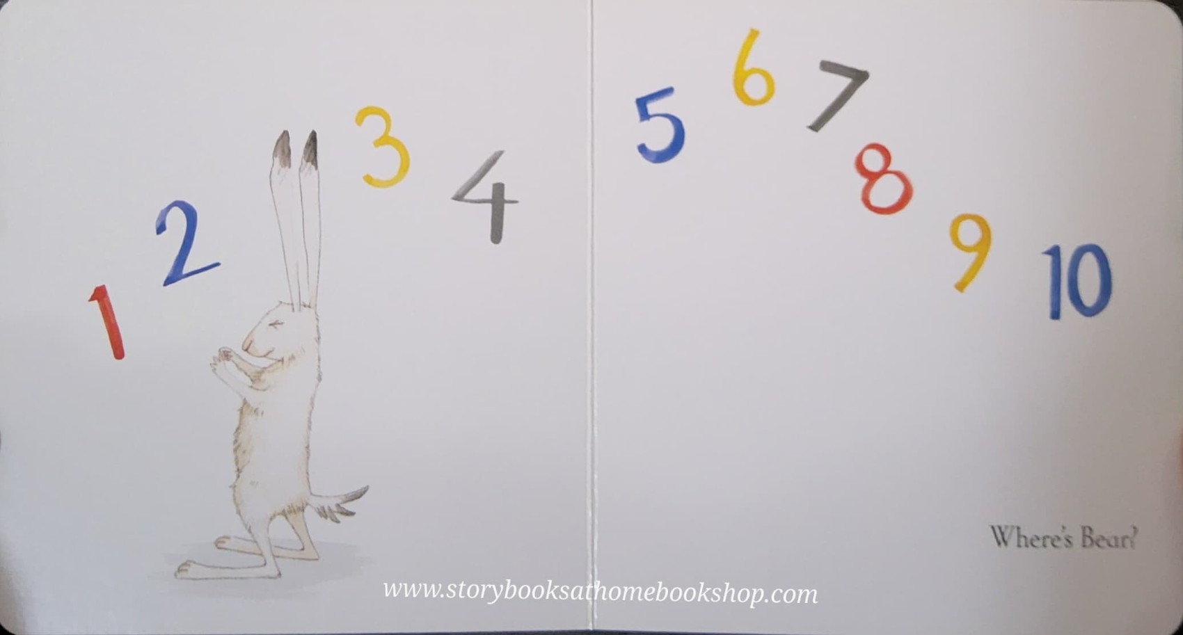 Board Book** 🍅🍓BEAR AND HARE WHERE'S BEAR? BY EMILY GRAVETT