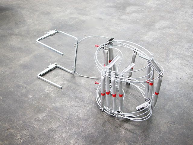 Hanging Ladder บันไดฉุกเฉิน บันไดหนีไฟ บันไดพกพา 5m 20x500x28 cm