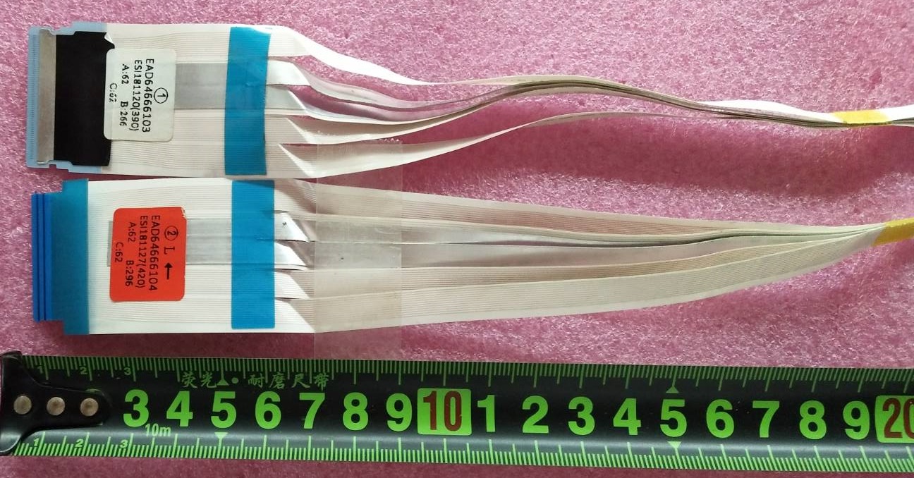 สายแพทีวี LG แอลจี) ของแท้ถอดจากเครื่อง พาร์ท EAD64666104 :EAD64666103 ใช้กับรุ่น 43UK6320PTE และรุ่นอื่นที่พาร์ทตรงกัน