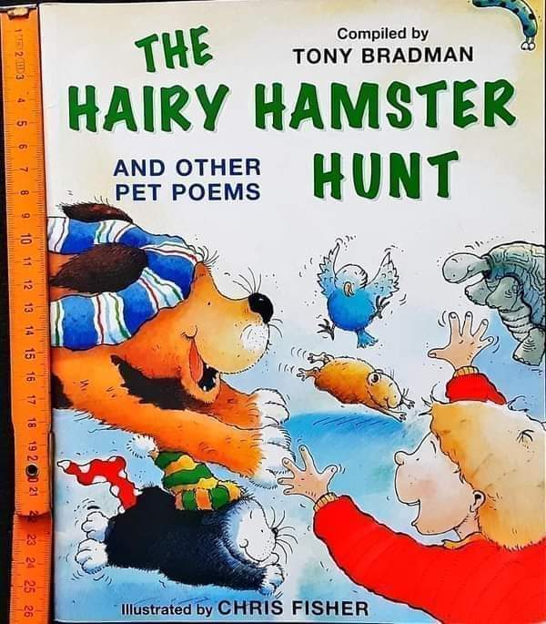หนังสือนิทานเด็ก ภาษาอังกฤษ ปกอ่อน 🍅🍓THE HAIRY HAMSTER HUNT AND OTHER PRT POEM/Used สภาพ 80-90%
