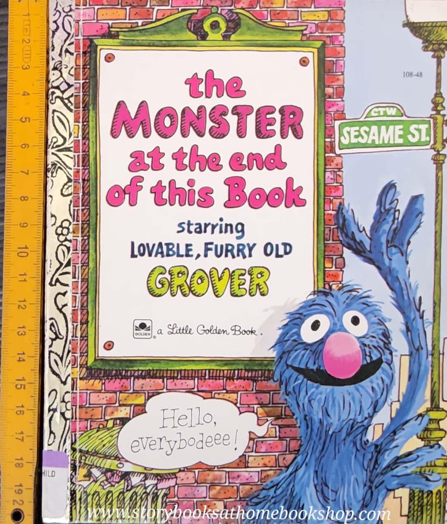 หนังสือนิทานปกแข็ง** 🍅🍓SESAME ST:THE MONSTER AT THE END OF THIS BOOK