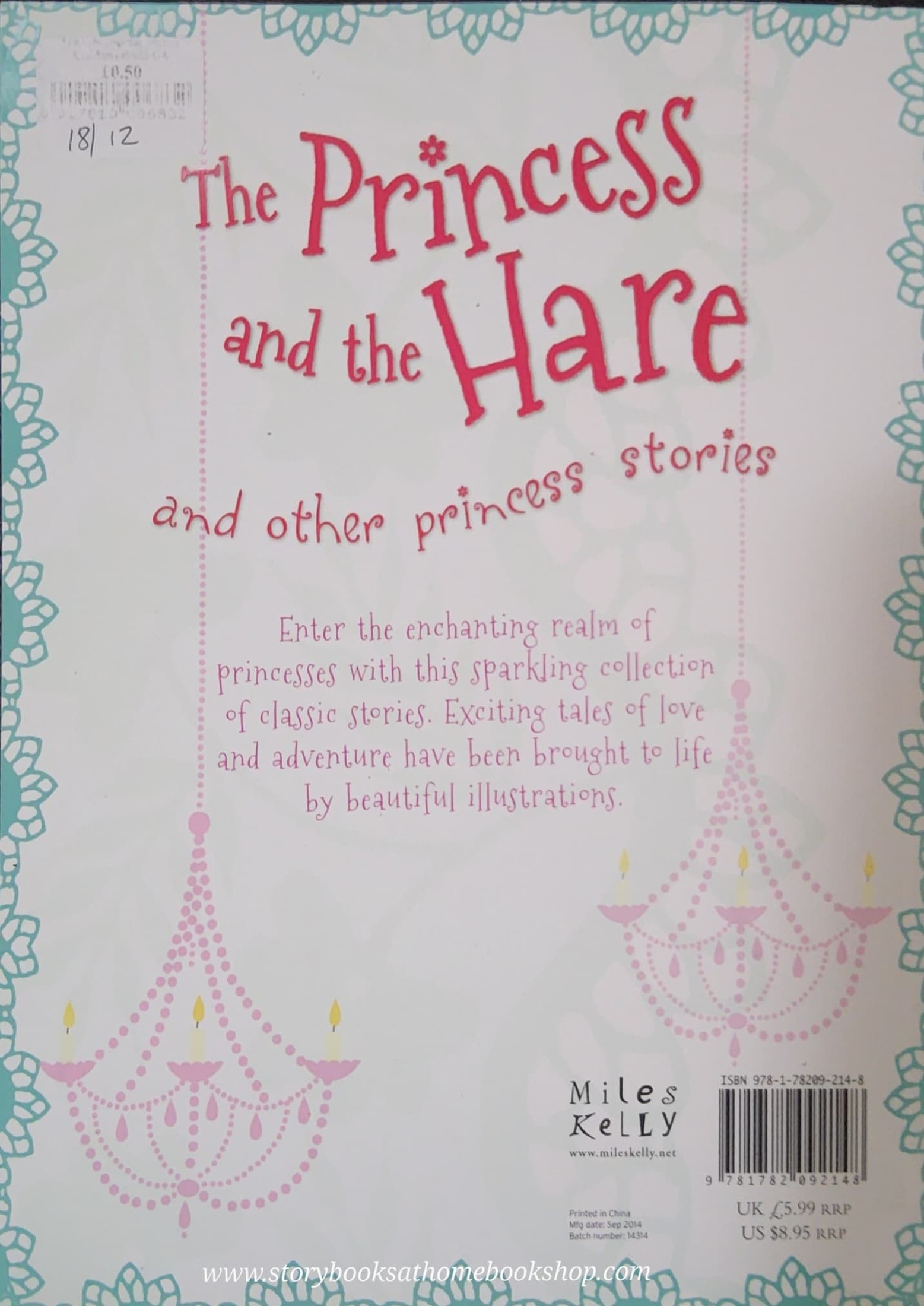 หนังสือนิทานปกอ่อน ** 🍅🍓 THE PRINCESS AND THE HARE and other pricess stories♥️