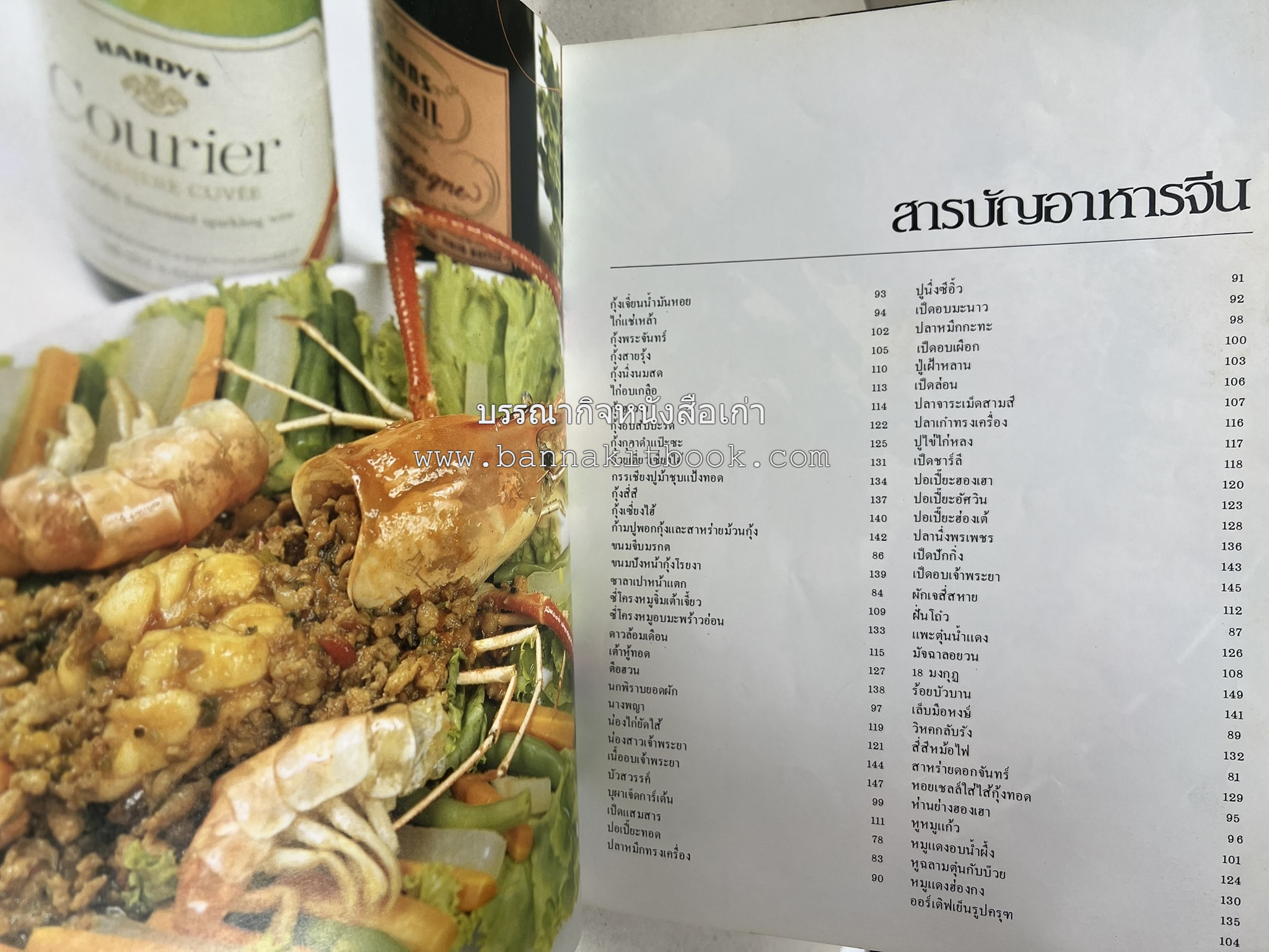 ตำราอาหารภัตตาคาร โดย : อาจารย์ศรีสมร คงพันธุ์ อาจารย์มณี สุวรรณผ่อง อาจารย์จันทร ทศานนท์.