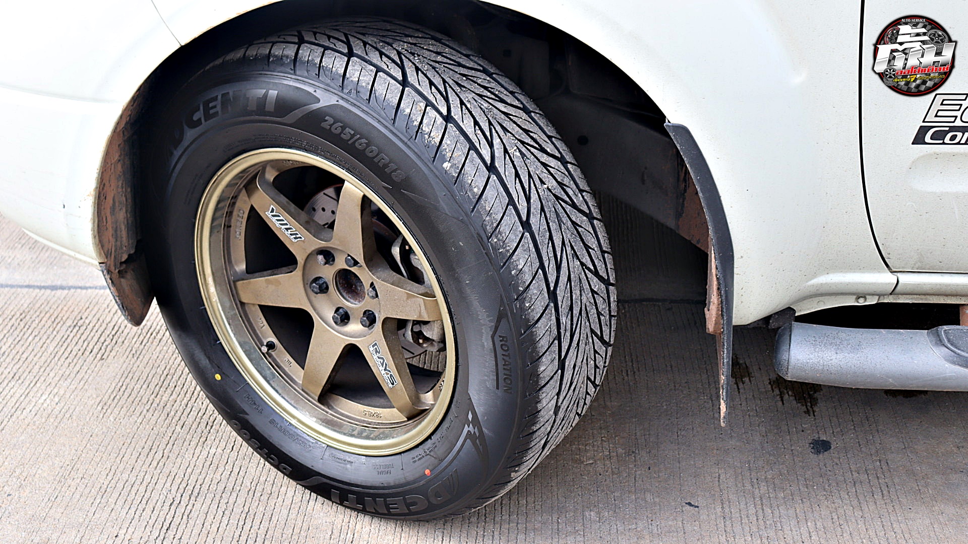 NISSAN NAVARA เปลี่ยนยาง DCENTI DCT500 265/60R18 114H