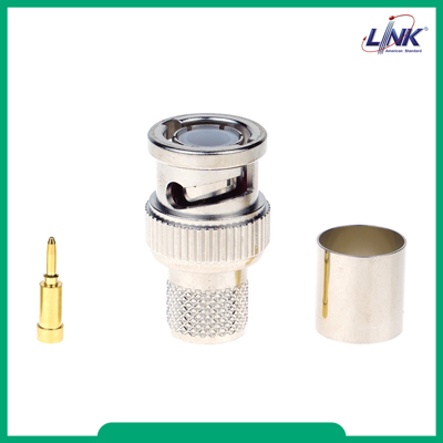 BNC PLUG RG 11, (Male) CRIMP Typeคีมบีบแน่น UC-8118A