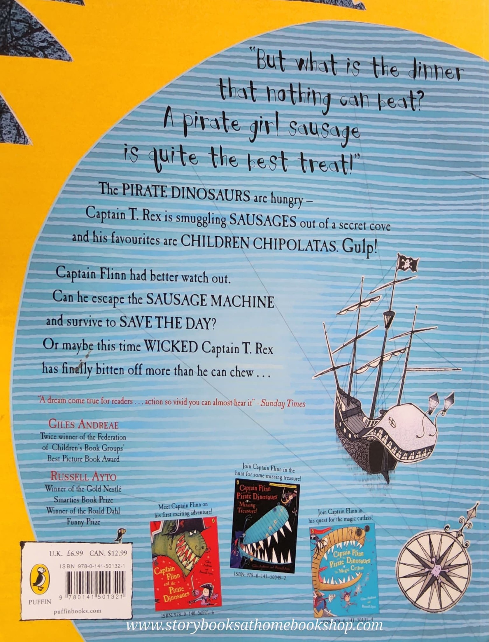 หนังสือนิทานปกอ่อน ** 🍅CAPTAIN FLINN AND THE PIRATE DINOSAURS SMUGGLERS BAY