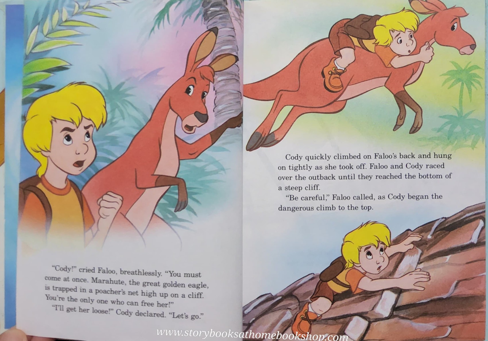 หนังสือนิทานปกแข็ง ** ♥️DISNEY'S THE RESCUERS DOWN UNDER ♥️