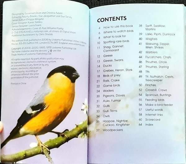 Knowledge Book ð
ð
Usborne Spotter's Guide BIRDS