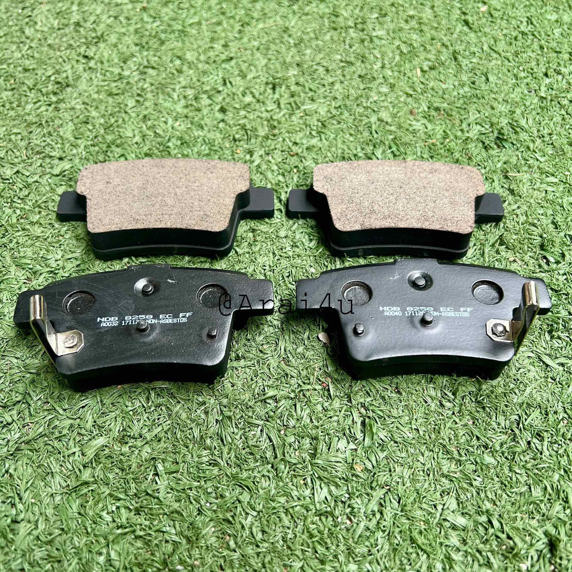 NBRAKE PREMIUM CERAMIC ผ้าเบรคหลัง PROTON GEN2 ปี04 ผ้าดิสเบรกหลัง proton