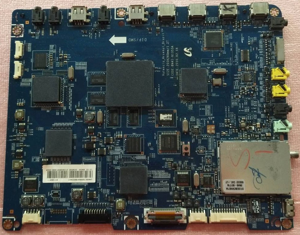 เมนบอร์ดทีวี ซัมซุง Samsung ของแท้มือสองถอดจากเครื่อง รุ่น UA46C7000WR พาร์ท BN94-03499G