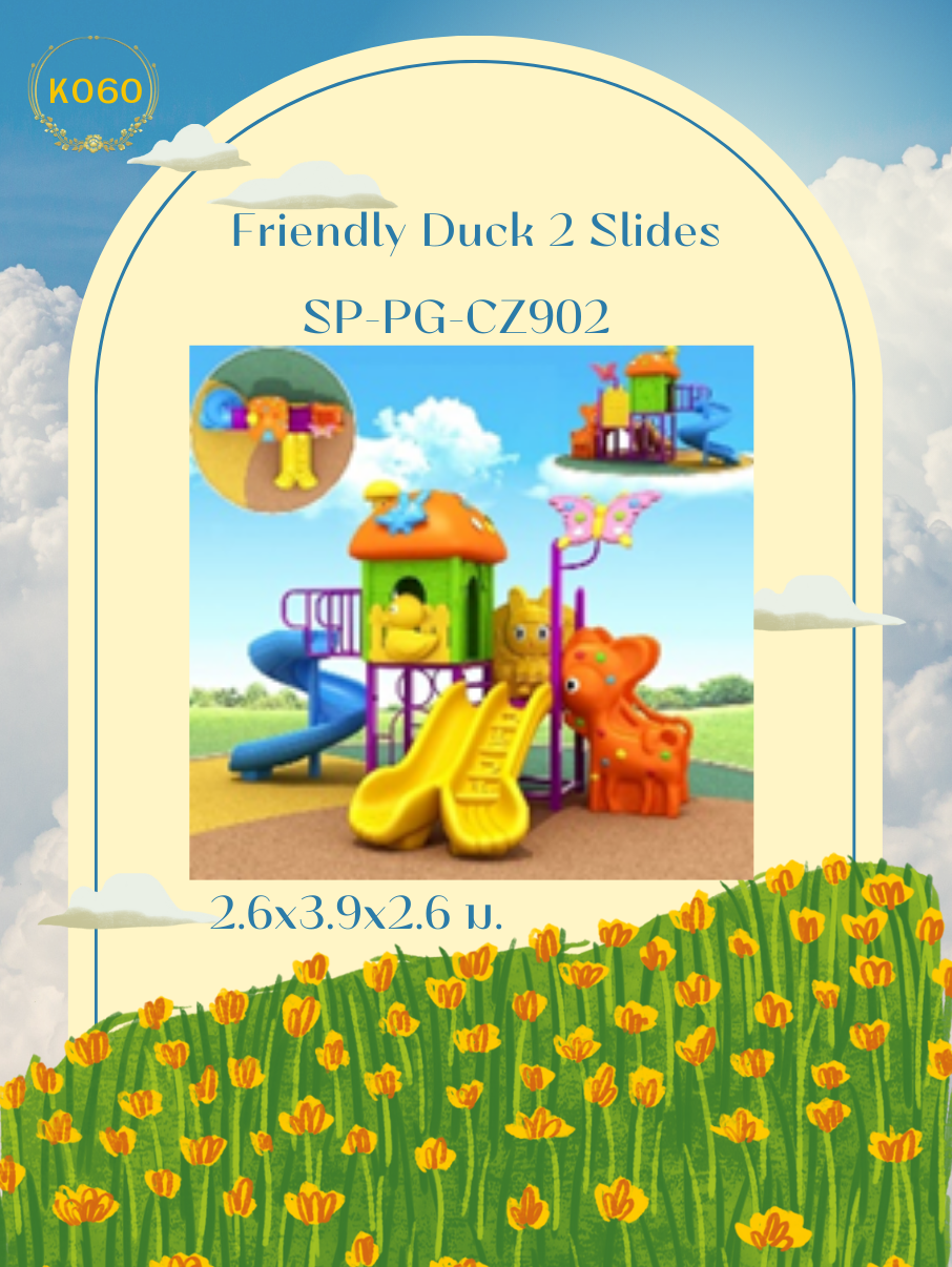 Friendly Duck 2 Slides