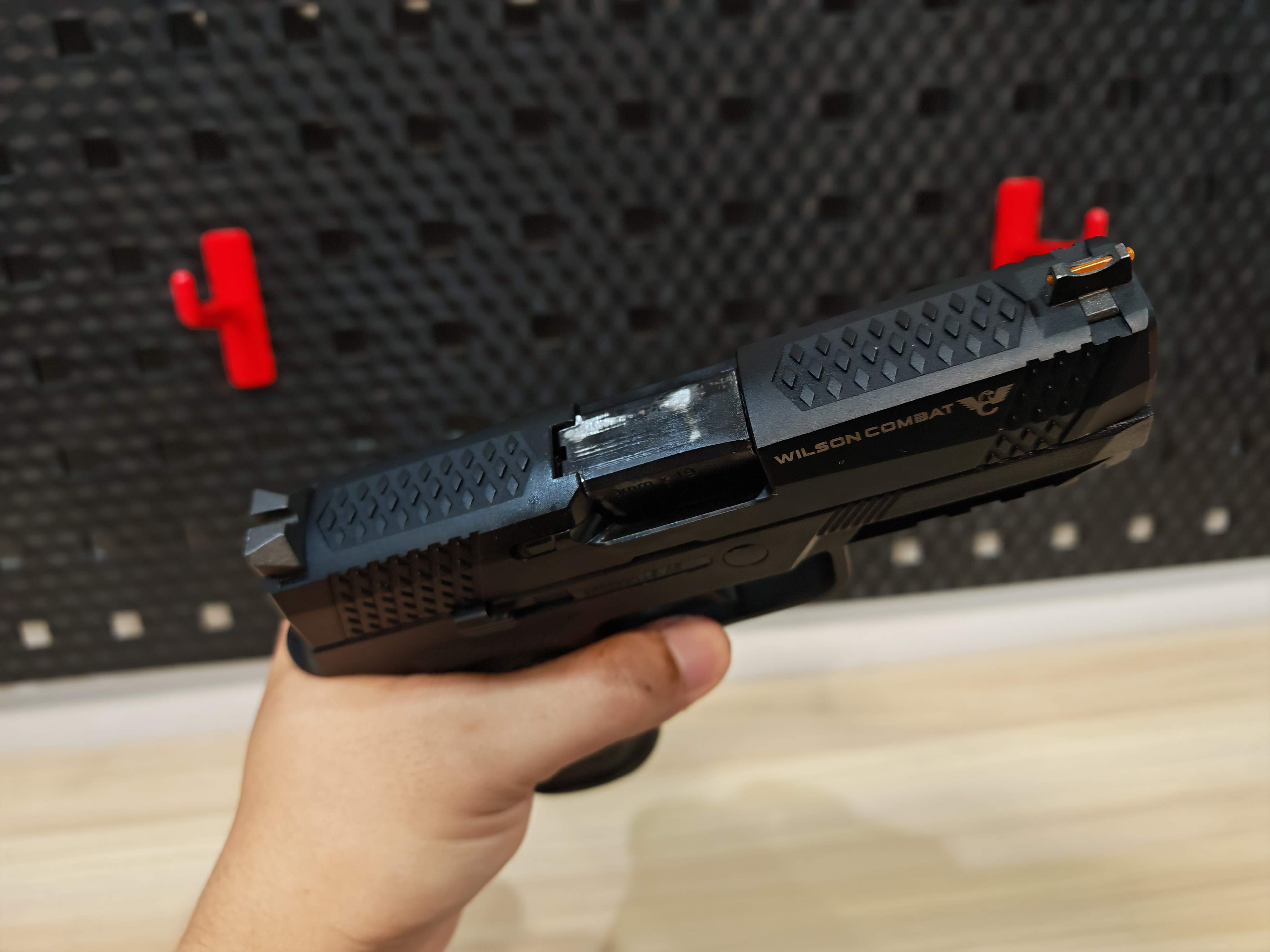 WE SIGSAUER P320 F18V2 Wilson Combat GBB BB Gun บีบีกัน แบบแก๊ส ปืนอัดลม มือสอง Airsoft Gun