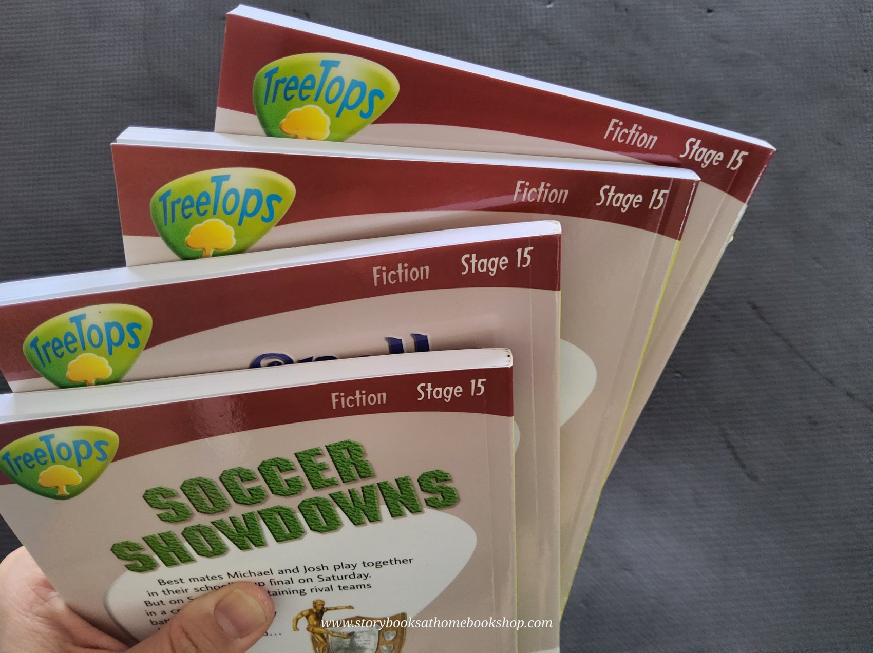 วรรณกรรมเยาวชน** **หนังสือนิทานปกอ่อน** 🍅TREETOPS OXFORD FICTION READING STAGE 15 (4BOOKS)