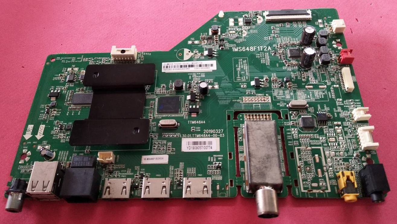 Main Board ACONATIC (เมนบอร์ด อะโคเนติค) อะไหล่แท้/มือสองพร้อมใช้งาน ใช้กับรุ่น 55RS541AN พาร์ท 1MS648F1T2A ใช้ทีคอน6870C-0805A