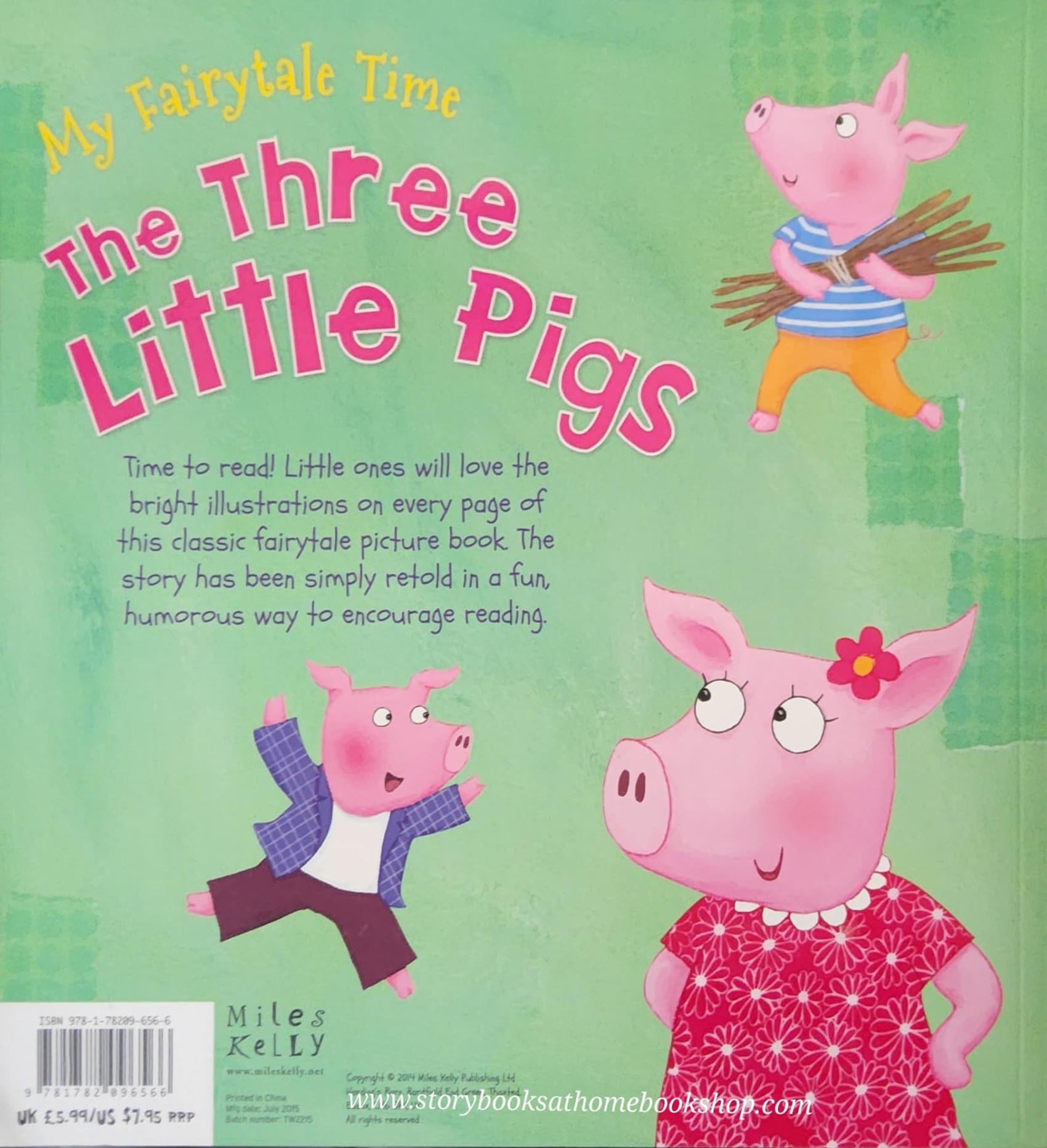 หนังสือนิทานปกอ่อน** 🍅🍓MY FAIRYTALE TIME: THE THREE LITTLE PIGS