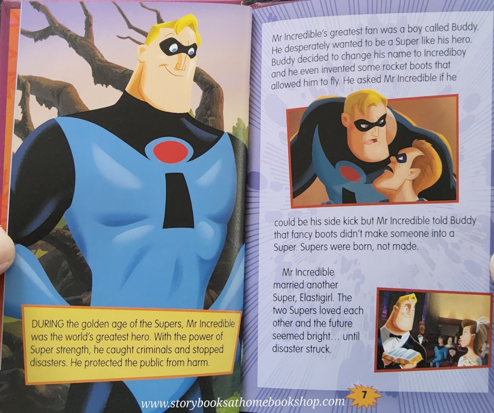 หนังสือนิทานปกแข็ง** 🍅🍓 Disney PIXAR THE INCREDIBLES