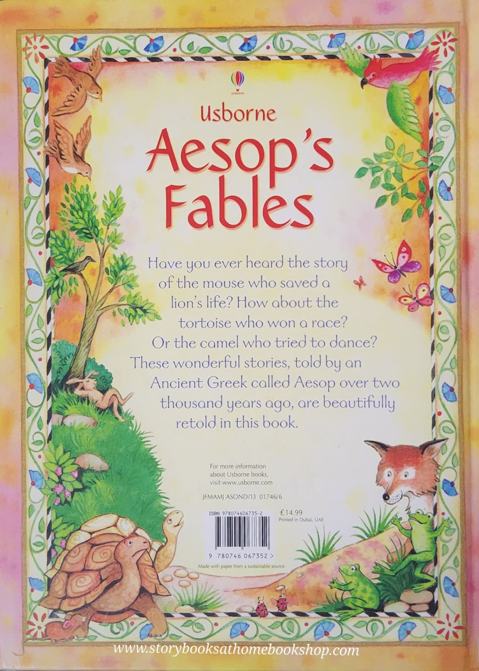 หนังสือนิทานปกแข็ง** 🍅🍅USBORNE AESOP'S FABLES