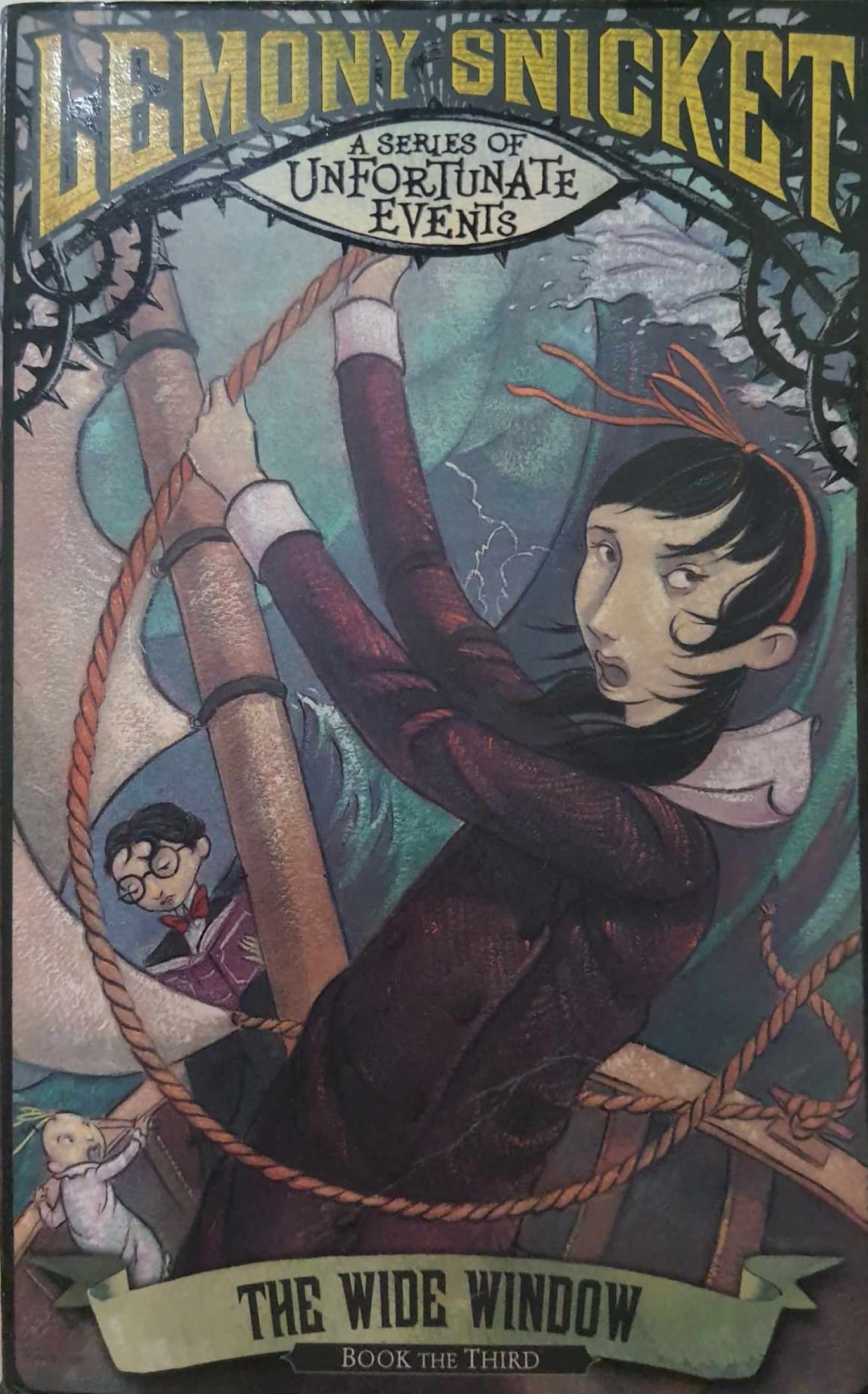 วรรณกรรมเยาวชน** **หนังสือนิทานปกอ่อน** 🍅🍓A SERIES OF UNFORTUNATE EVENTS: THE WIDE WINDOW BOOK THE THIRD BY LEMONY SNICKET