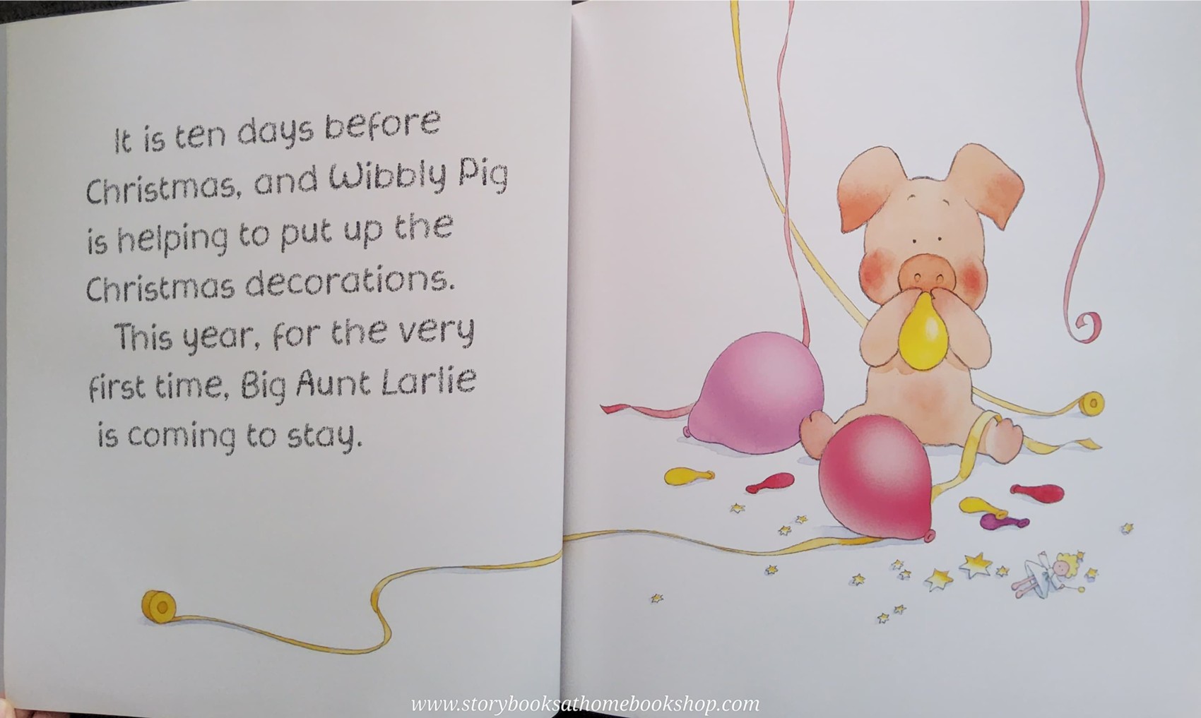 หนังสือนิทานปกอ่อน** 🍅🍓 TICKLY CHRISTMAS WIBBLY PIG! BY MICK INKPEN