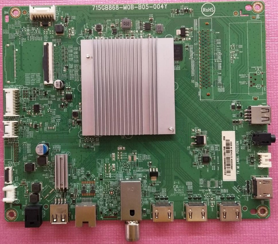 เมนบอร์ดทีวีฟิลลิปส์ PHILIPS อะไหล่แท้#มือสองพร้อมใช้งาน รุ่น 65PUT7906/67 พาร์ท715GB868-M0B-B05-004Y จอHV650QUB-F70