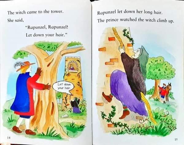 หนังสือนิทานปกแข็ง** 🍅🍓First Readers Rapunzel