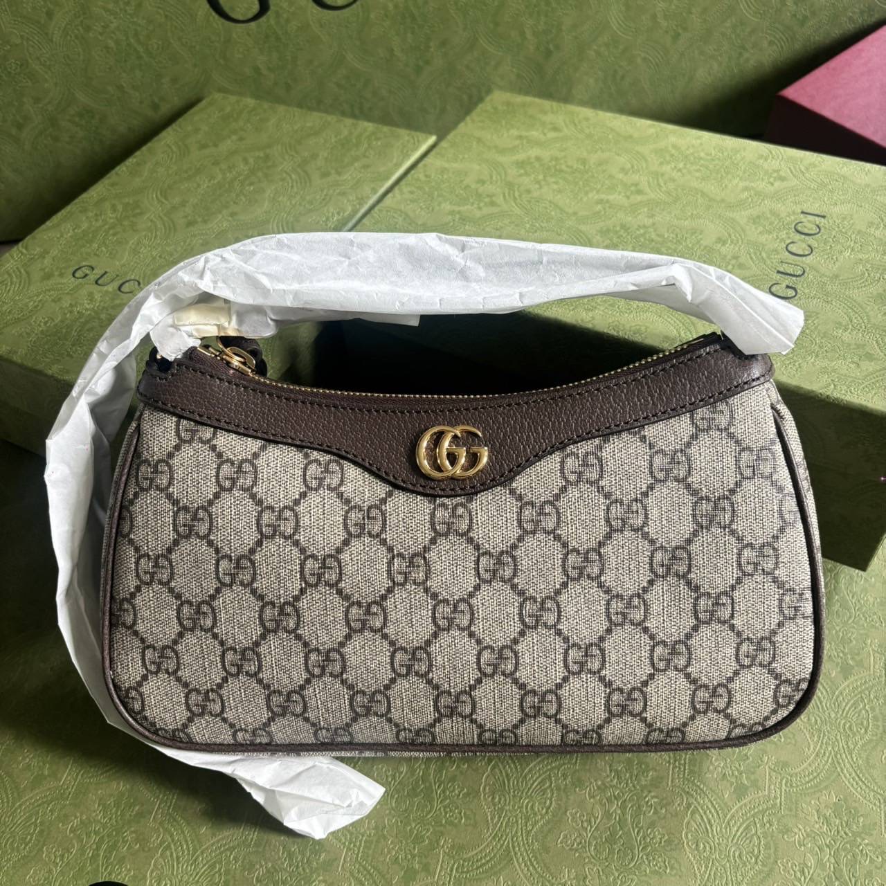 รอบราคาดีงาม New Gucci ophidia hobo อุปกรณ์. การ์ด ถุงผ้า ถุงกระดาษ