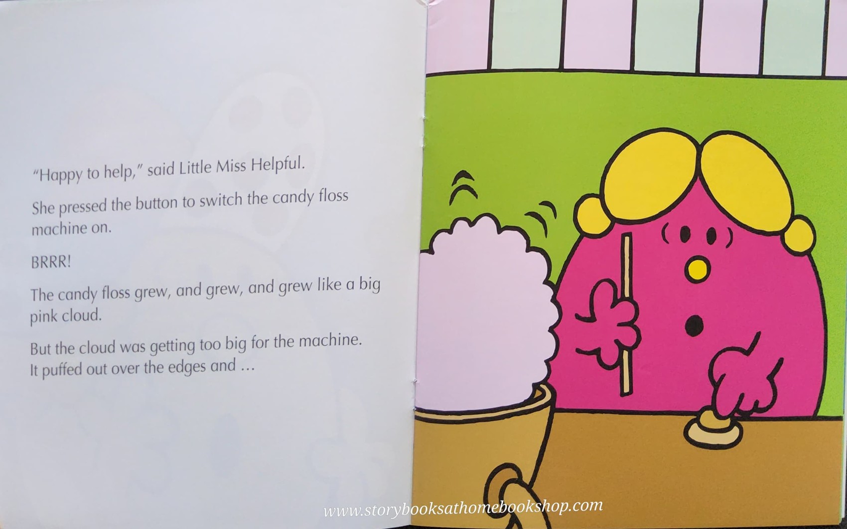 หนังสือ Bestseller book** **หนังสือนิทานปกอ่อน** 👉LITTLE MISS&MR.MEN👍 🍅🍅LITTLE MISS HELPFUL AT THE FAIR BY Roger Hargreaues