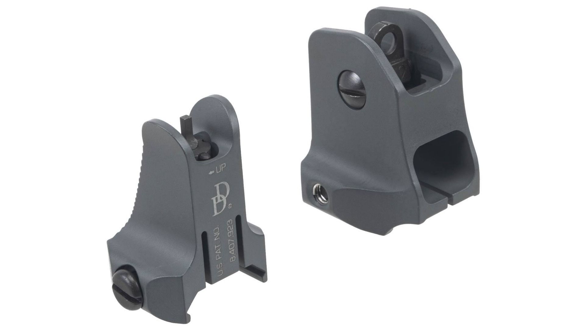 DANIEL DEFENSE - FIXED FRONT & REAR SIGHT SET (สี Grey)