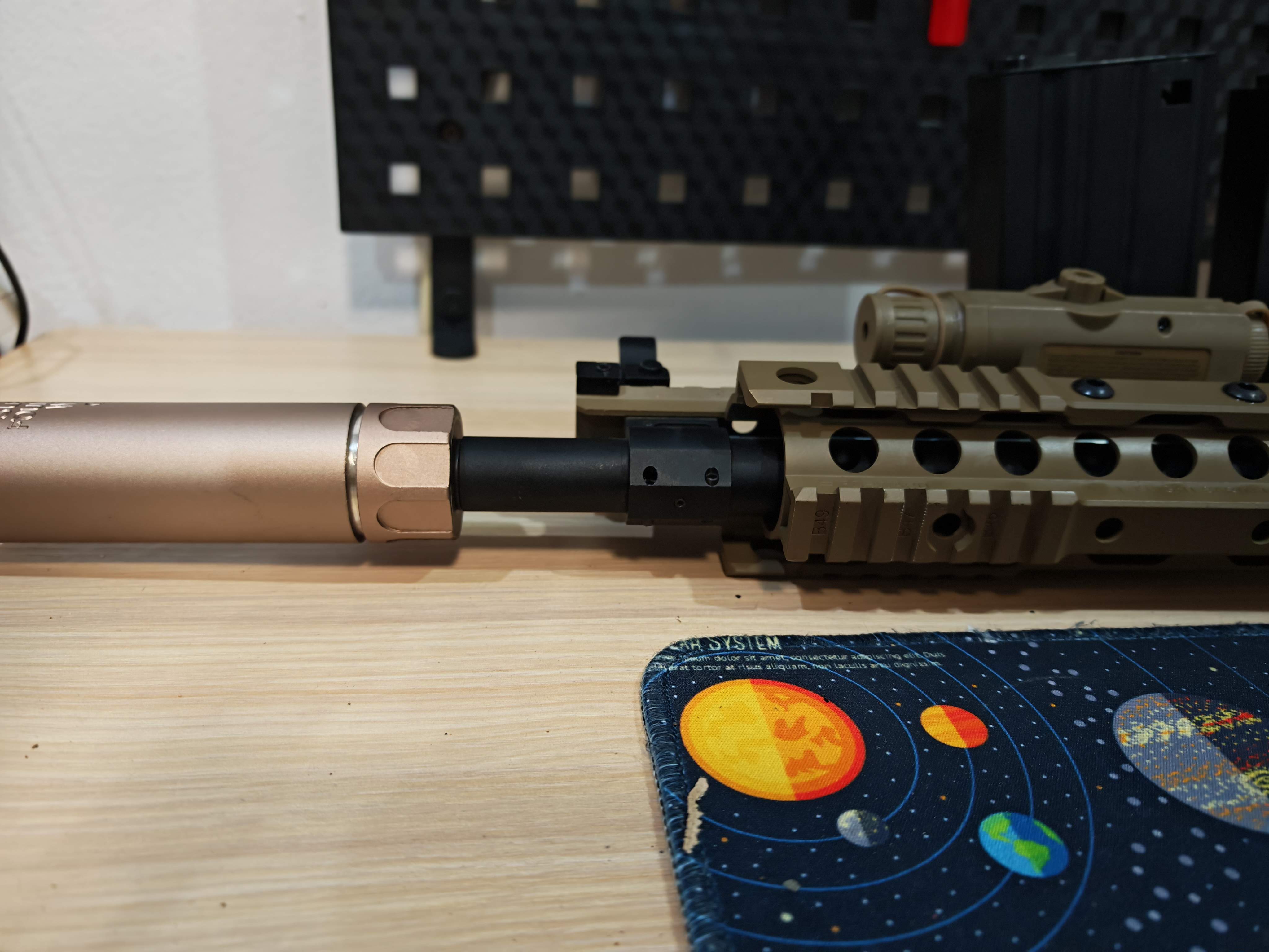 E&C 902-1 S2 M110 K1 Carbine บอดี้โลหะ Jr.Custom Gen 2 AEG BB Gun บีบีกัน Airsoft Gun ปืนอัดลม ปืนยาวไฟฟ้า มือสอง