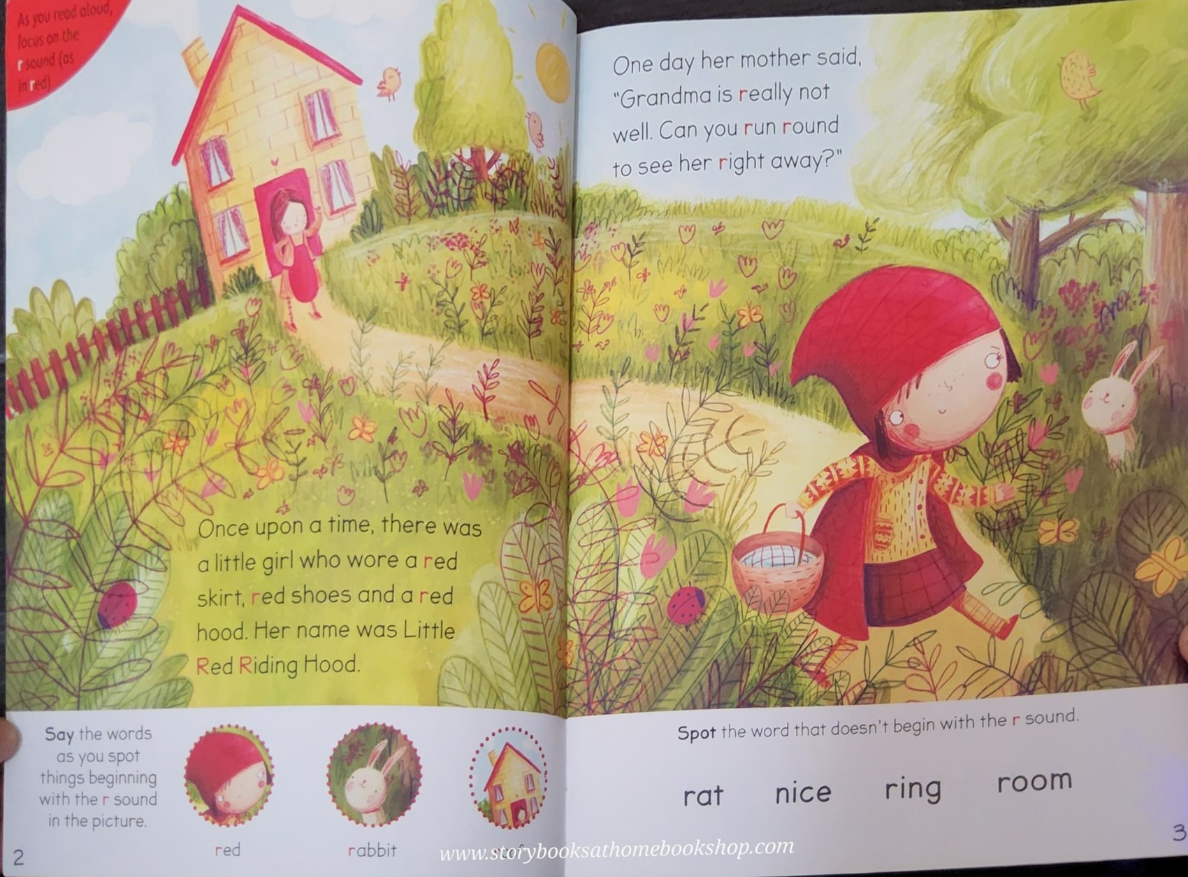 หนังสือนิทานปกอ่อน** 🍅🍓LEARN TO READ:LITTLE RED RIDING HOOD