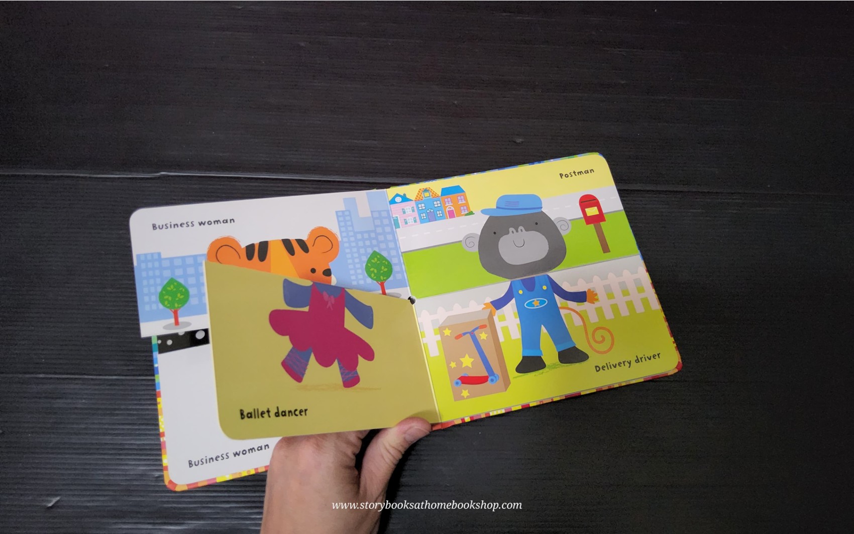 MIX&MATCH BOARD BOOK** ♥️USBORNE BABY'S VERY FIRST MIX&MATCH JOBS