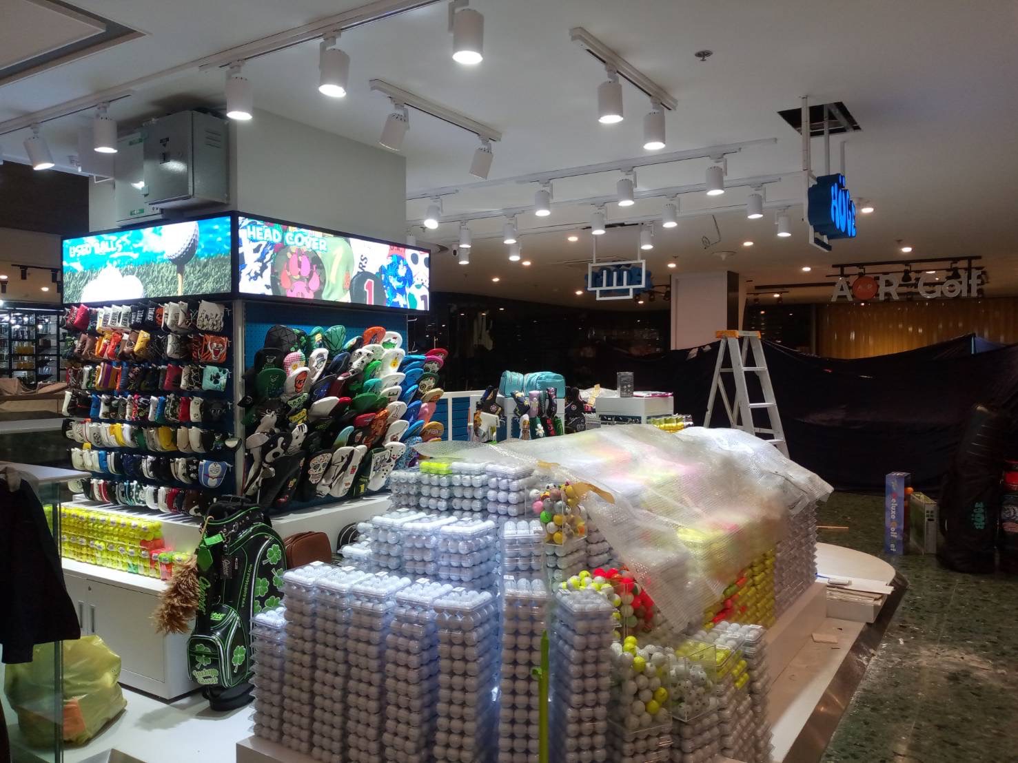 งานผลิตติดตั้ง ป้ายอักษรซิงค์ไฟออกหน้า กล่องไฟติดหน้าร้าน ป้ายบางรัก