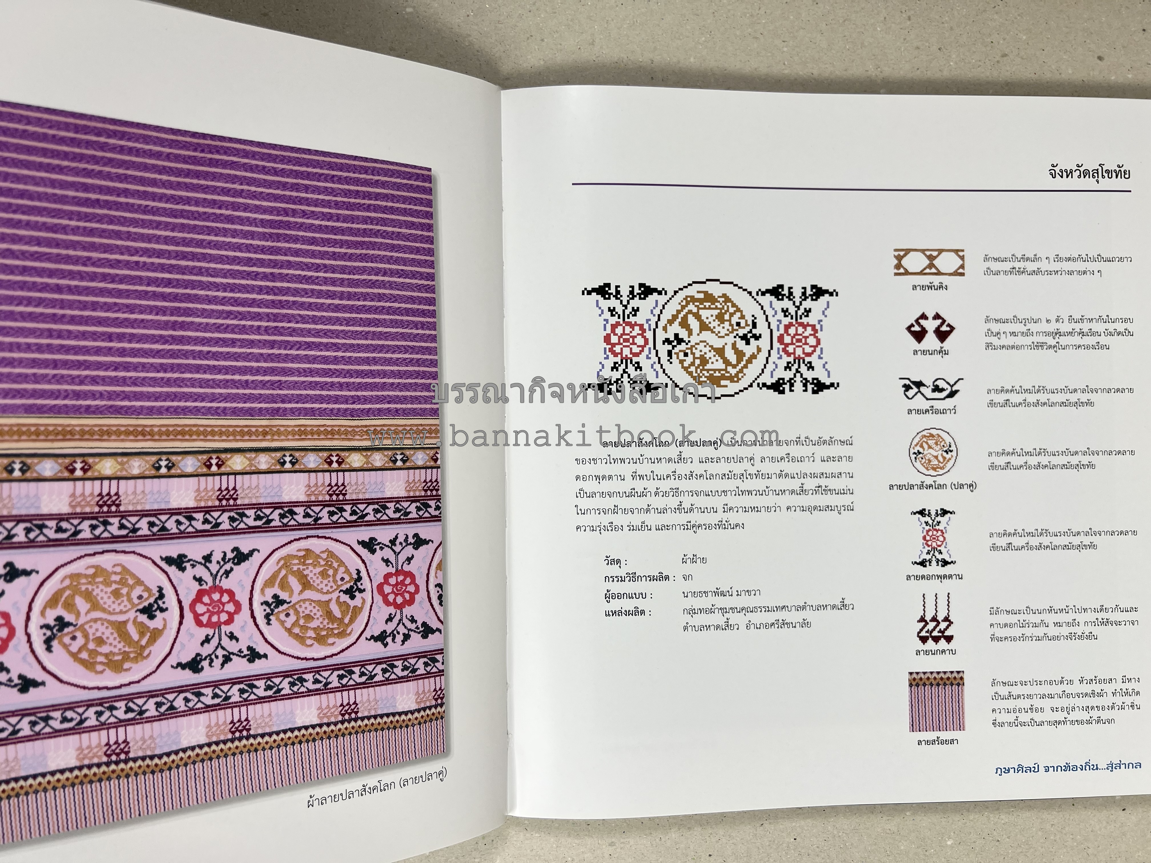 ภูษาศิลป์ จากท้องถิ่น.. สู่สากล (ผ้าโบราณ / ผ้าไทยลายอัตลักษณ์ 76 จังหวัด) โดย : กระทรวงวัฒนธรรม.