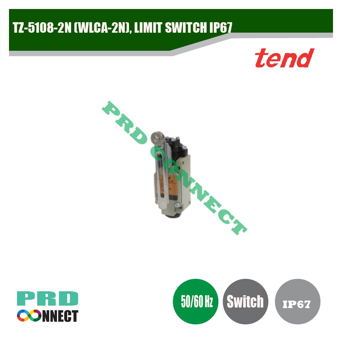 TZ-5108-2N (WLCA-2N), LIMIT SWITCH IP67, TEND