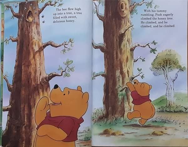 หนังสือนิทานปกแข็ง ** ♥️♥️Disney Winnie the Pooh and the Honey Tree