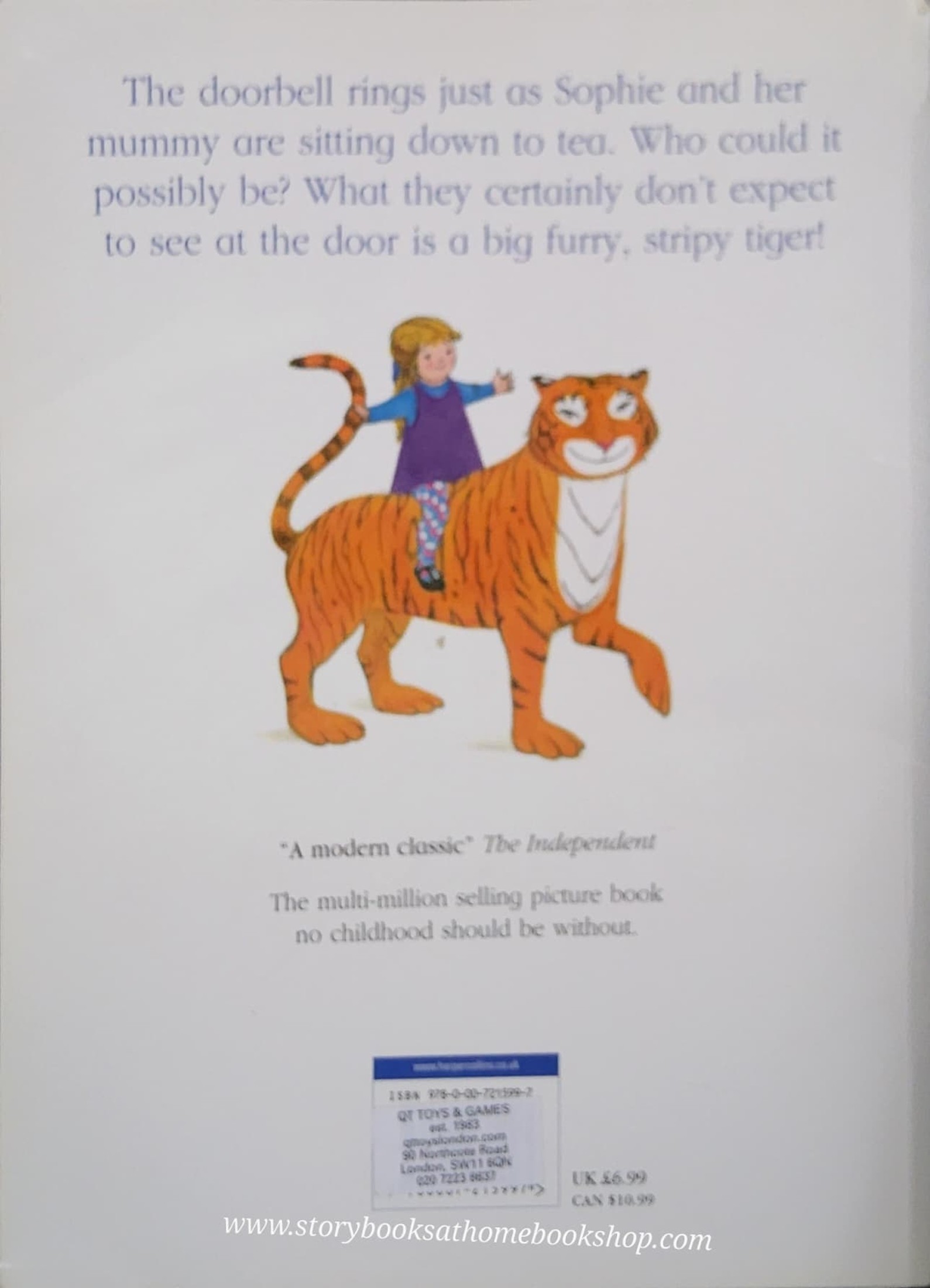 RECOMMENDED BOOK** **หนังสือนิทานปกอ่อน ** 🍅🍓THE TIGER WHO CAME TO TEA BY JUDITH KERR