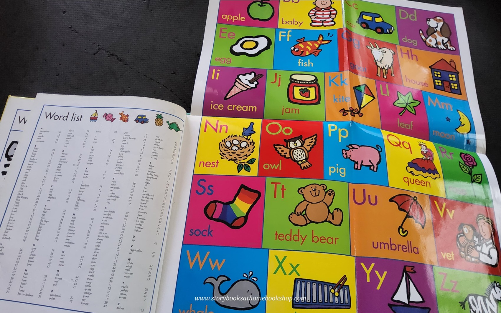 หนังสือนิทานปกแข็ง** 🍅🍅FIRST 1 WORD BOOK with Giant poster