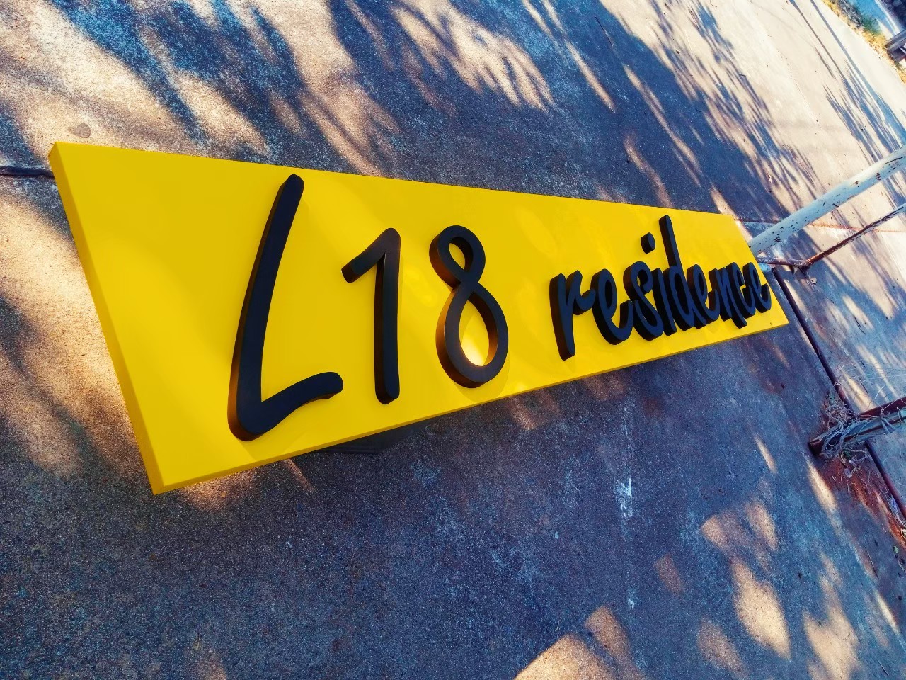 #ป้ายอักษรซิงค์ทำสี